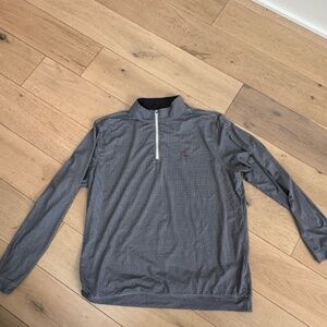 Rhoback Quarter-Zip Pullover - Houndstooth Print Size XL